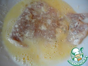 Сырная панировка с зеленью и блюда с ней