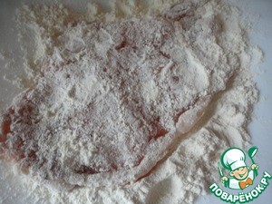 Сырная панировка с зеленью и блюда с ней