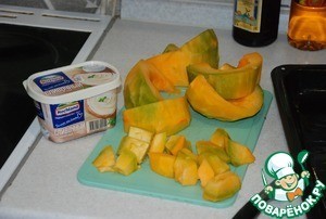 Сырная тыква с тефтелями