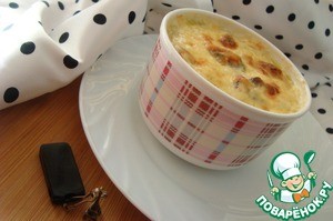 Сырный гратен с мидиями Сырный гратен с мидиями