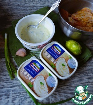 Сырный соус к жареной курице