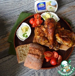 Сырный соус к жареной курице