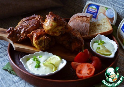 Сырный соус к жареной курице