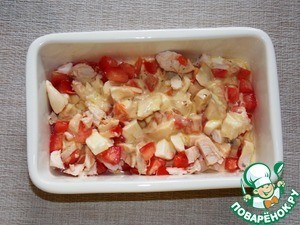 Сытная запеканка с яичной заливкой Сытная запеканка с яичной заливкой