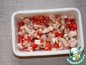 Сытная запеканка с яичной заливкой Сытная запеканка с яичной заливкой