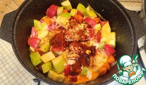 Тефтели с овощами Тефтели с овощами