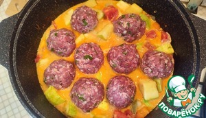 Тефтели с овощами Тефтели с овощами