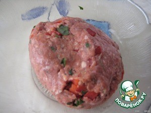 Турецкие котлеты "Кефте" с овощным гарниром