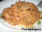 Тушеная баранина с овощами и фасолью