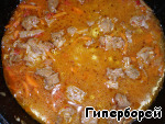 Тушеная баранина с овощами и фасолью