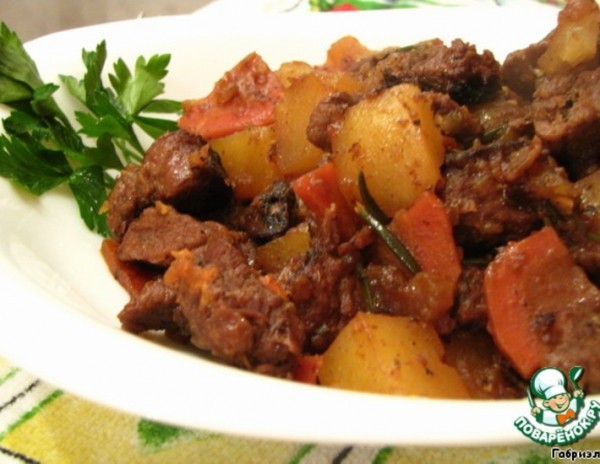 Тушеная говядина по старинному рецепту