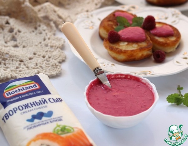 Творожно-ягодный соус