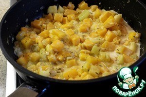 Тыквенно-кабачковый гратен Тыквенно-кабачковый гратен