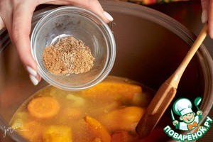 Тыквенный суп с плавленым сыром Тыквенный суп с плавленым сыром