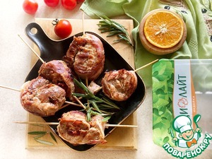 "Улитки" с беконом в цитрусовом маринаде "Улитки" с беконом в цитрусовом маринаде