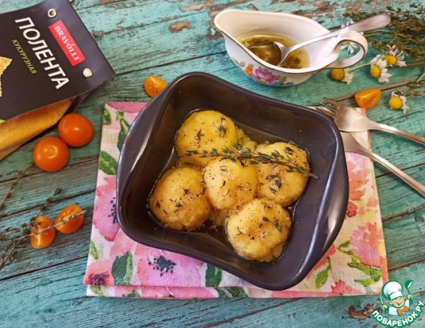 Урс-шарики из поленты с фетаксой