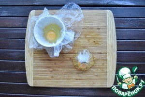 Утренняя полента с грибами и яйцом Утренняя полента с грибами и яйцом