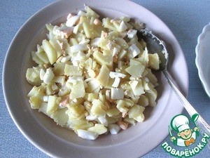 Винегрет из картофеля и фаршированного перца Винегрет из картофеля и фаршированного перца