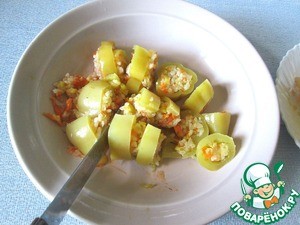 Винегрет из картофеля и фаршированного перца Винегрет из картофеля и фаршированного перца