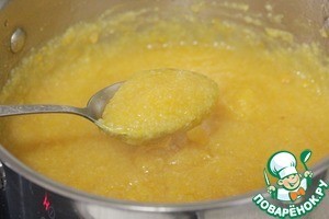 Взбитая каша с курагой