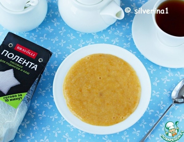 Взбитая каша с курагой