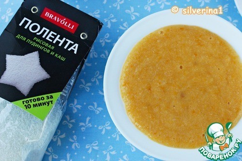 Взбитая каша с курагой