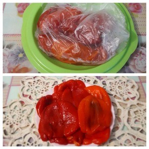 Закуска из перца и баклажан