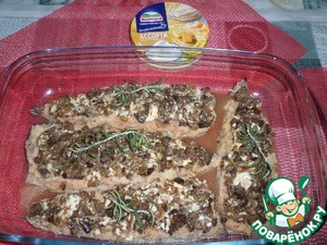 Запеченная скумбрия с овощами и сыром Запеченная скумбрия с овощами и сыром