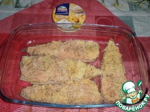 Запеченная скумбрия с овощами и сыром Запеченная скумбрия с овощами и сыром