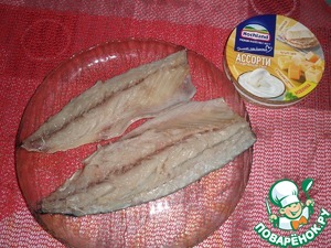 Запеченная скумбрия с овощами и сыром Запеченная скумбрия с овощами и сыром