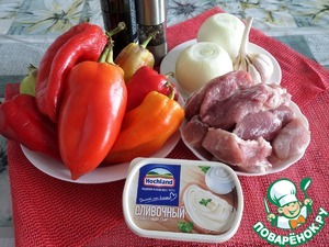 Запеченная свинина с перцем Запеченная свинина с перцем