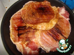 Запечeнное мясо под сырным суфле и хрустящей корочкой