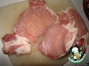 Запечeнное мясо под сырным суфле и хрустящей корочкой