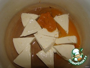 Запечeнное мясо под сырным суфле и хрустящей корочкой