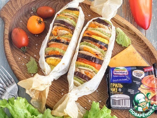 Запеченные овощи с курицей и сыром Запеченные овощи с курицей и сыром