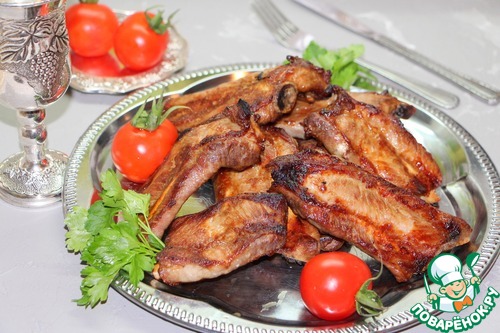 Запеченные ребрышки "Дачная романтика" Запеченные ребрышки "Дачная романтика"