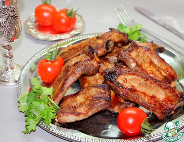 Запеченные ребрышки "Дачная романтика" Запеченные ребрышки "Дачная романтика"