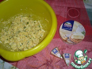 Запеченные зразы с сырной начинкой