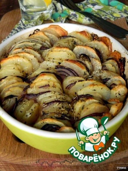 Запеченный картофель "Криспи гратин" Запеченный картофель "Криспи гратин"