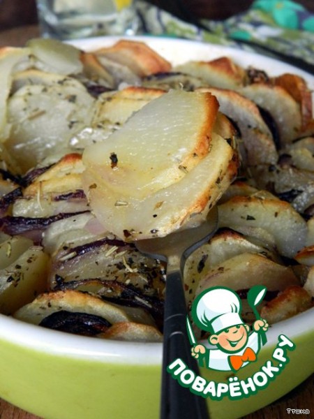 Запеченный картофель "Криспи гратин" Запеченный картофель "Криспи гратин"