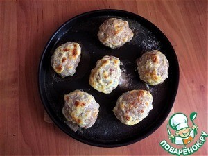 Запечённые котлеты из индейки с кориандром