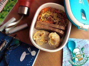 Запечённые котлеты из индейки с кориандром