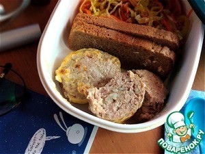 Запечённые котлеты из индейки с кориандром