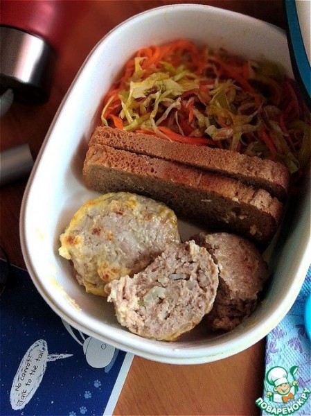 Запечённые котлеты из индейки с кориандром