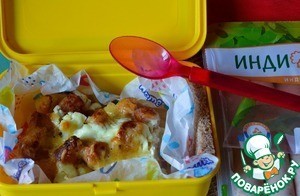 Запеканка из цветной капусты и колбасок Запеканка из цветной капусты и колбасок