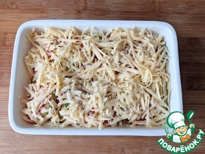 Запеканка из поленты с цуккини