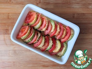 Запеканка из поленты с цуккини