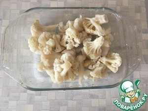 Запеканка с цветной капустой