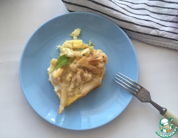 Запеканка с цветной капустой