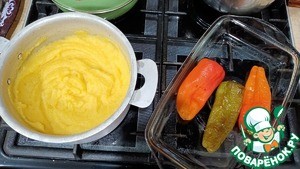 Запеканка с кукурузной полентой